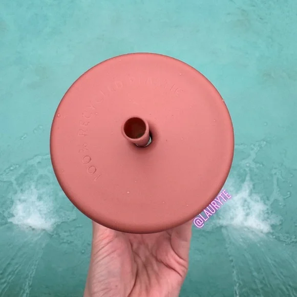 Starbucks 2024 Terracotta Brown Orange Recycled Triangle Glass Tumbler - Picture 7 of 11